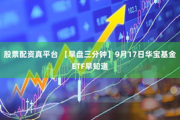 股票配资真平台 【早盘三分钟】9月17日华宝基金ETF早知道